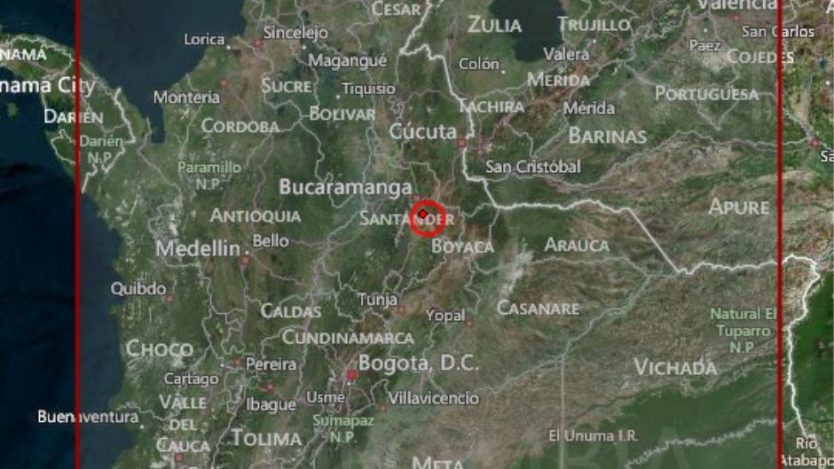 kolumbija zemljotres
