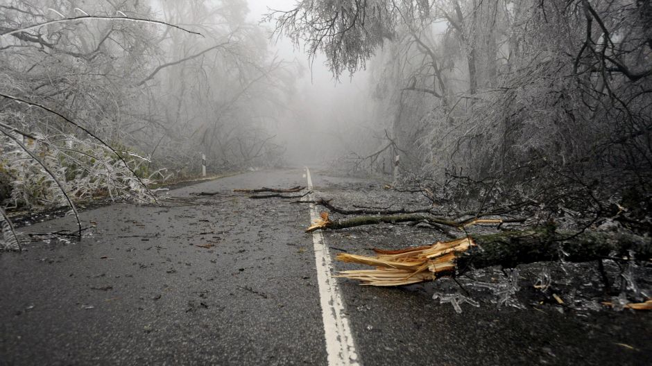 madjarska kisa snijeg