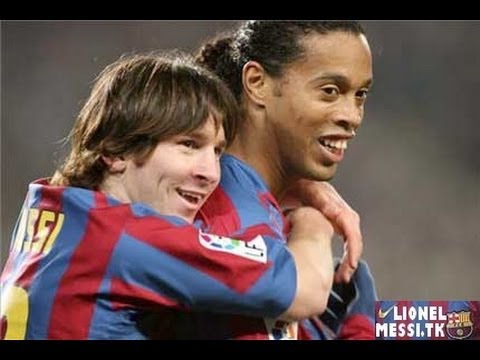 Messijev prvi gol za Barcelonu