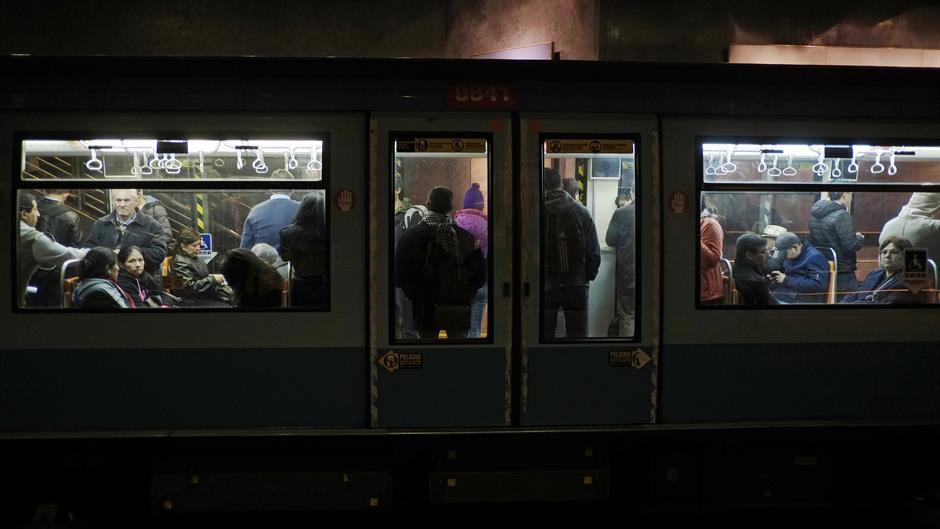 metro čile JUAN BARRETO AFP