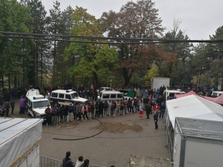 Migranti -akcija Bihać.