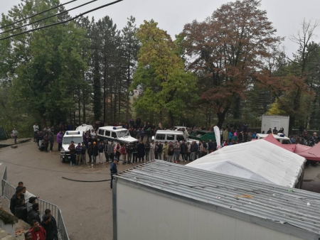 Migranti -akcija Bihać.