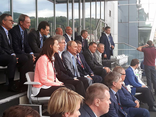 Milorad Dodik, Vladimir Putin, Soči, formula 1