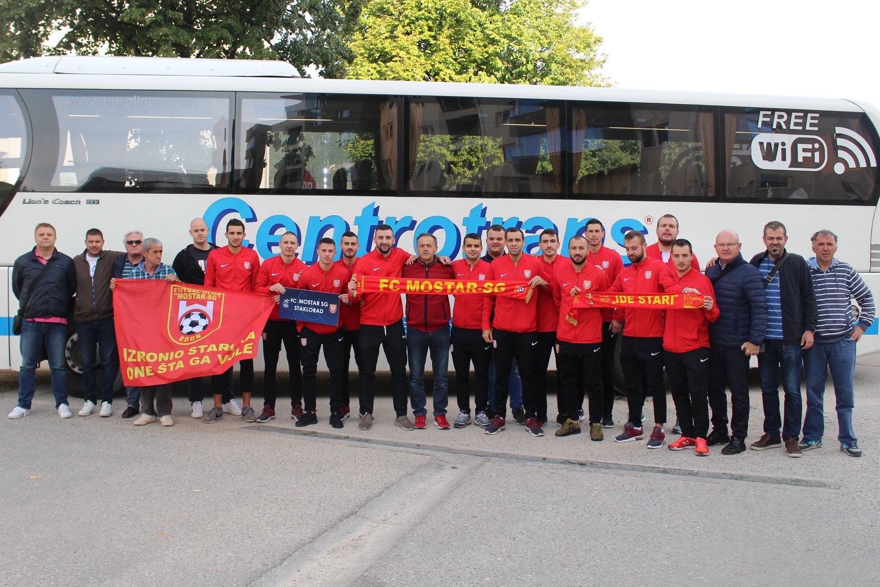 Mostar SG pred put u Sloveniju