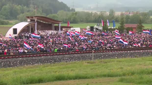 Na Bleiburgu manje okupljenih od očekivanog i jedno privođenje