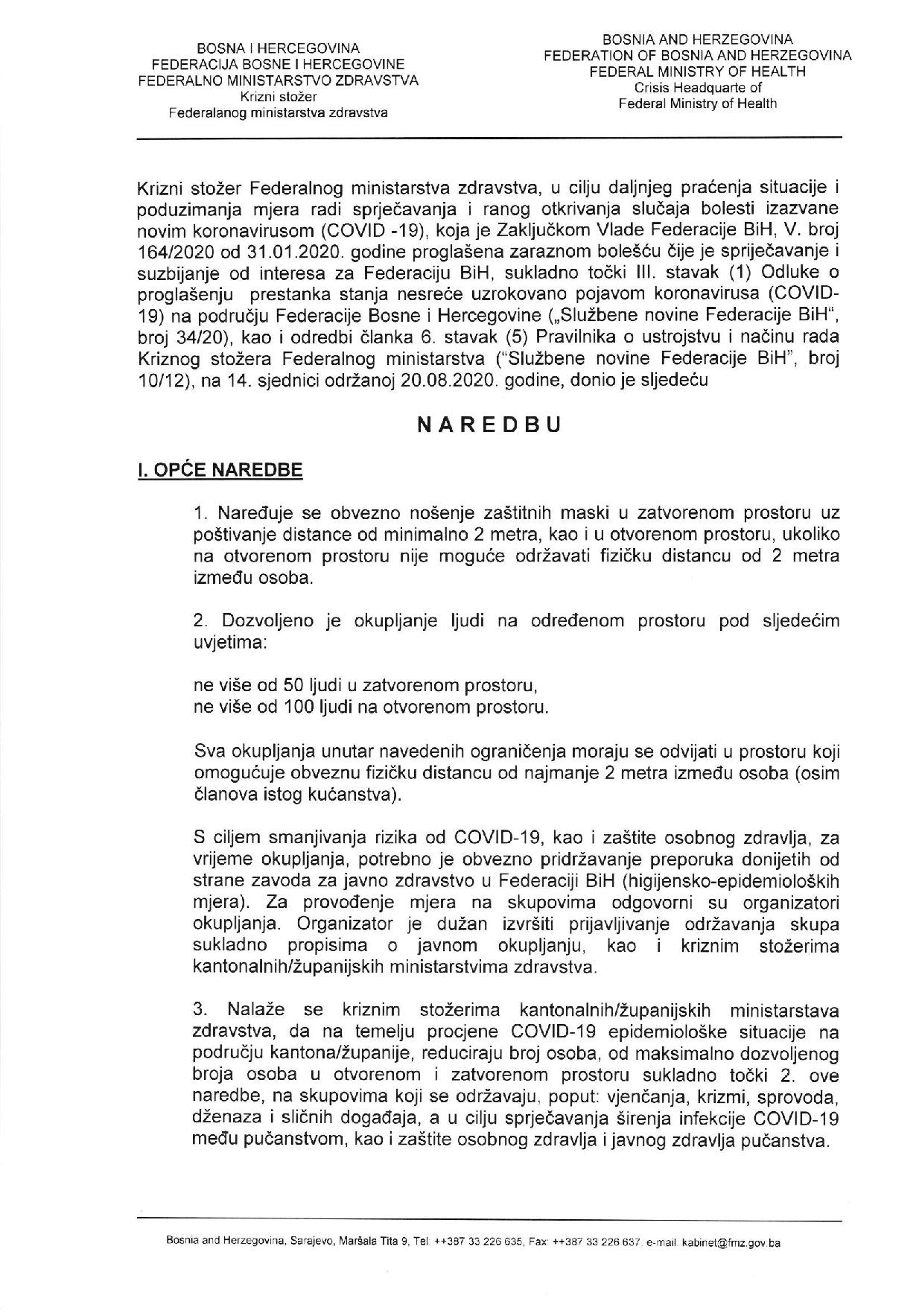 covid19.fmoh.gov.ba