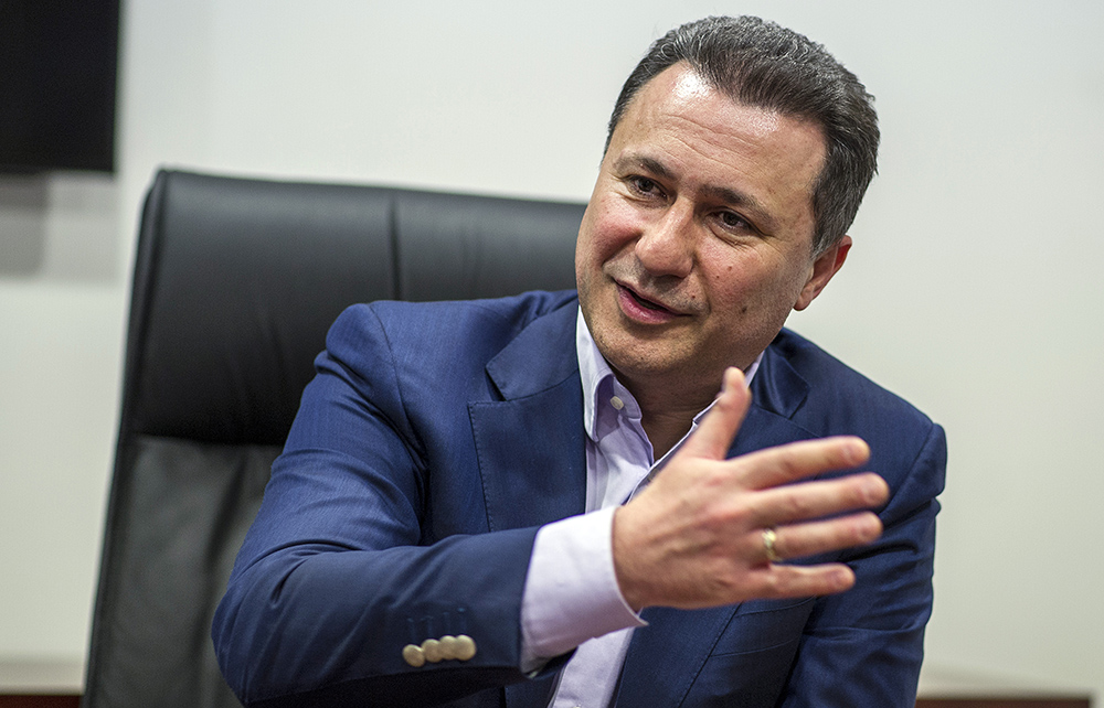 Nikola Gruevski foto AFP Robert ATANASOVSKI