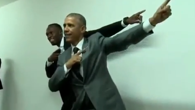 obama bolt
