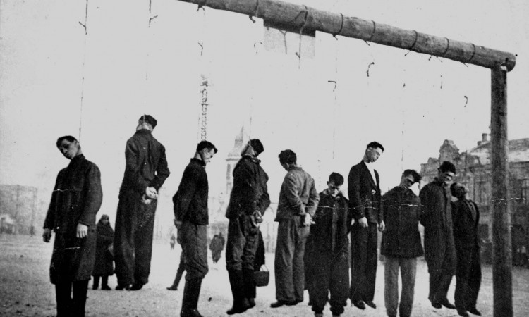 Obješeni građani u Sarajevu