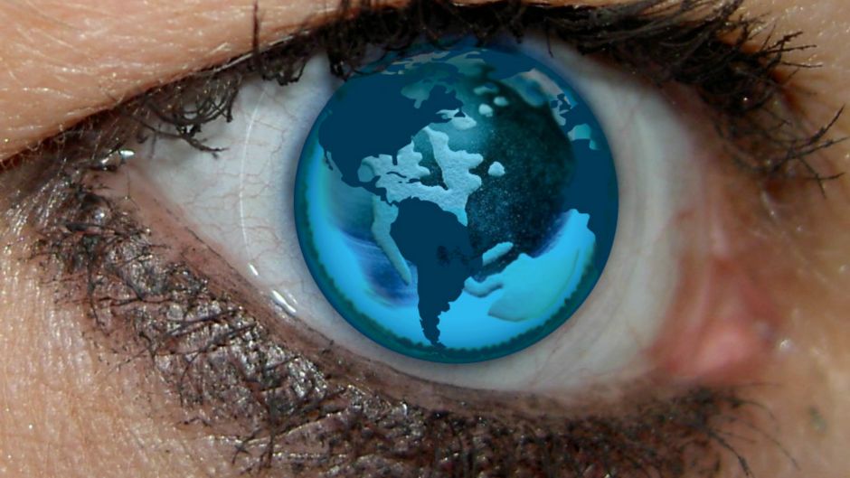 oko zemlja ilustracija