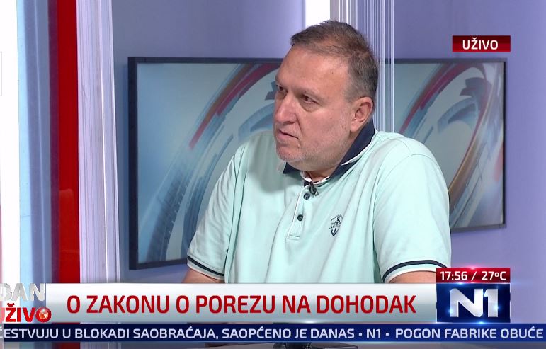Pandurević o Zakonima o porezu na dohodak i doprinosima