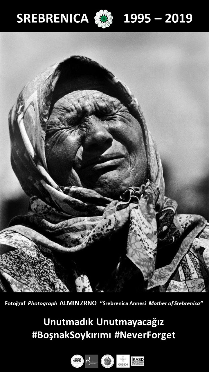 Plakat- Majka Srebrenice u Istanbulu