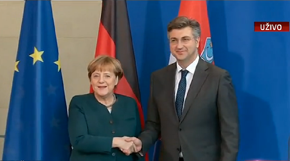 plenković, merkel