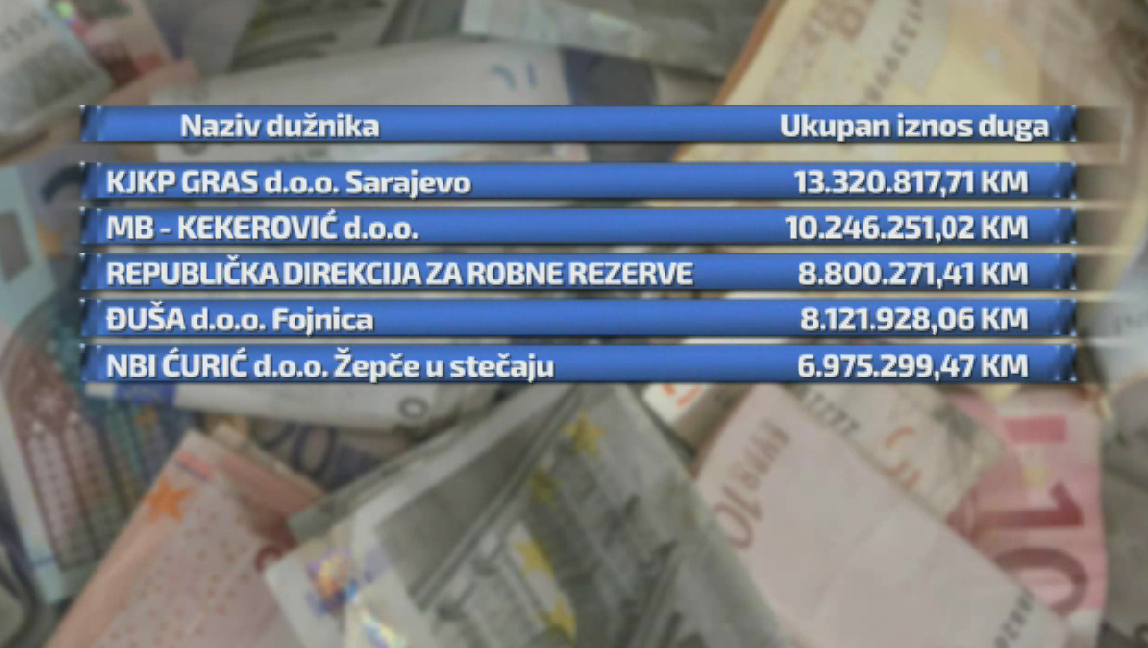 POREZNI DUŽNICI