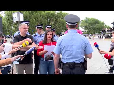 Predstavnik "Pravde za Davida" uhapšen tokom davanja izjave