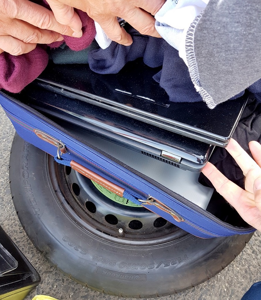 Pronadjeno u prostoru za rezervni tocak 27 05 2019orgos