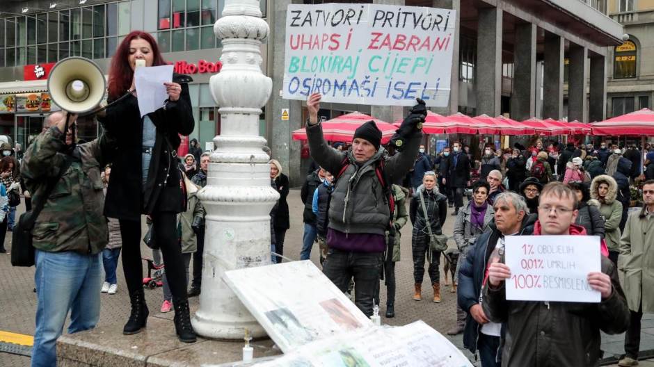 prosvjed protiv mjera
