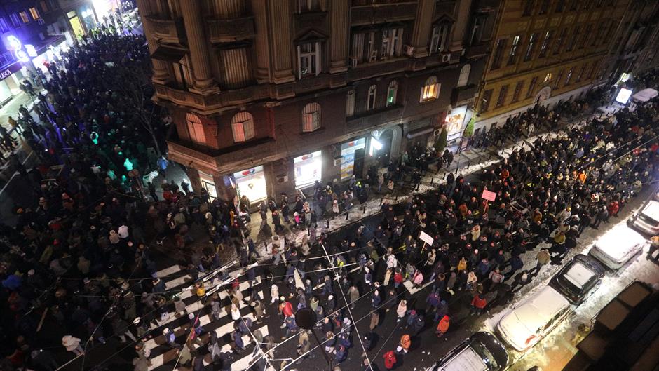 protest "1 od 5 miliona, Beograd, protest