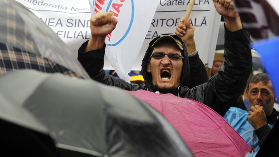 protest nastavnika rumunija
