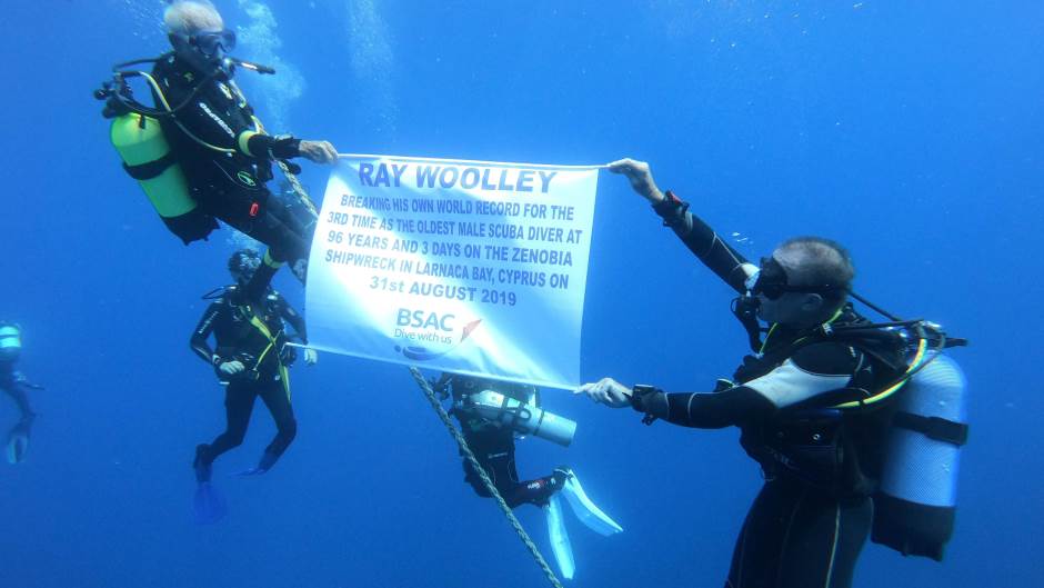 Rej Vuli, ronilac, ronjenje