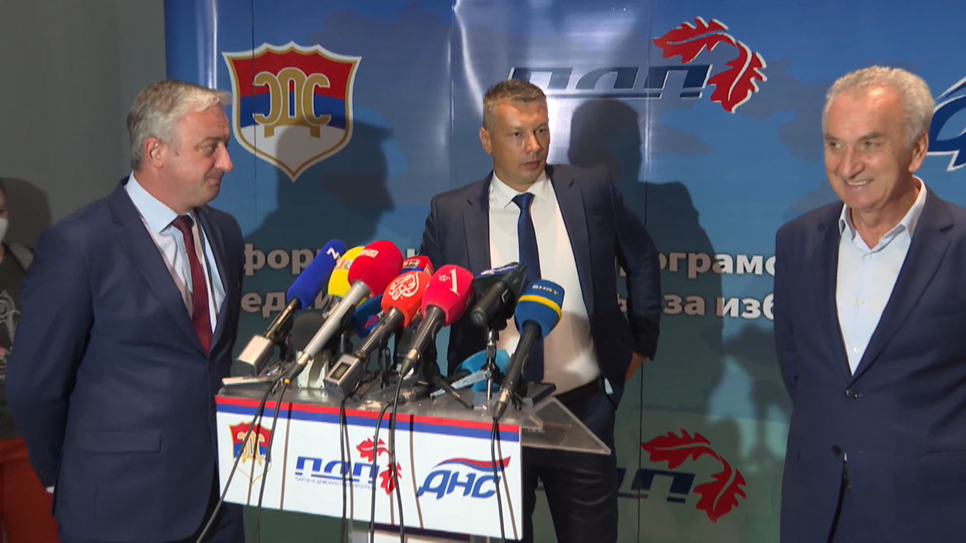 Borenović, Nešić i Šarović opozicija