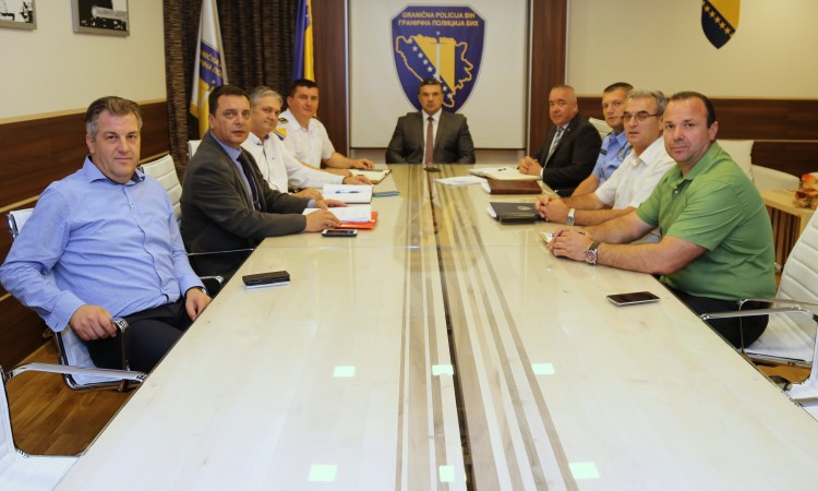 Sastanak u Graničnoj policiji BiH u vezi migranata
