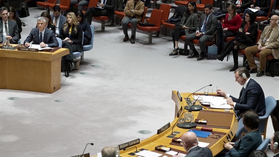 Savet bezbednosti, Tači, Vučić