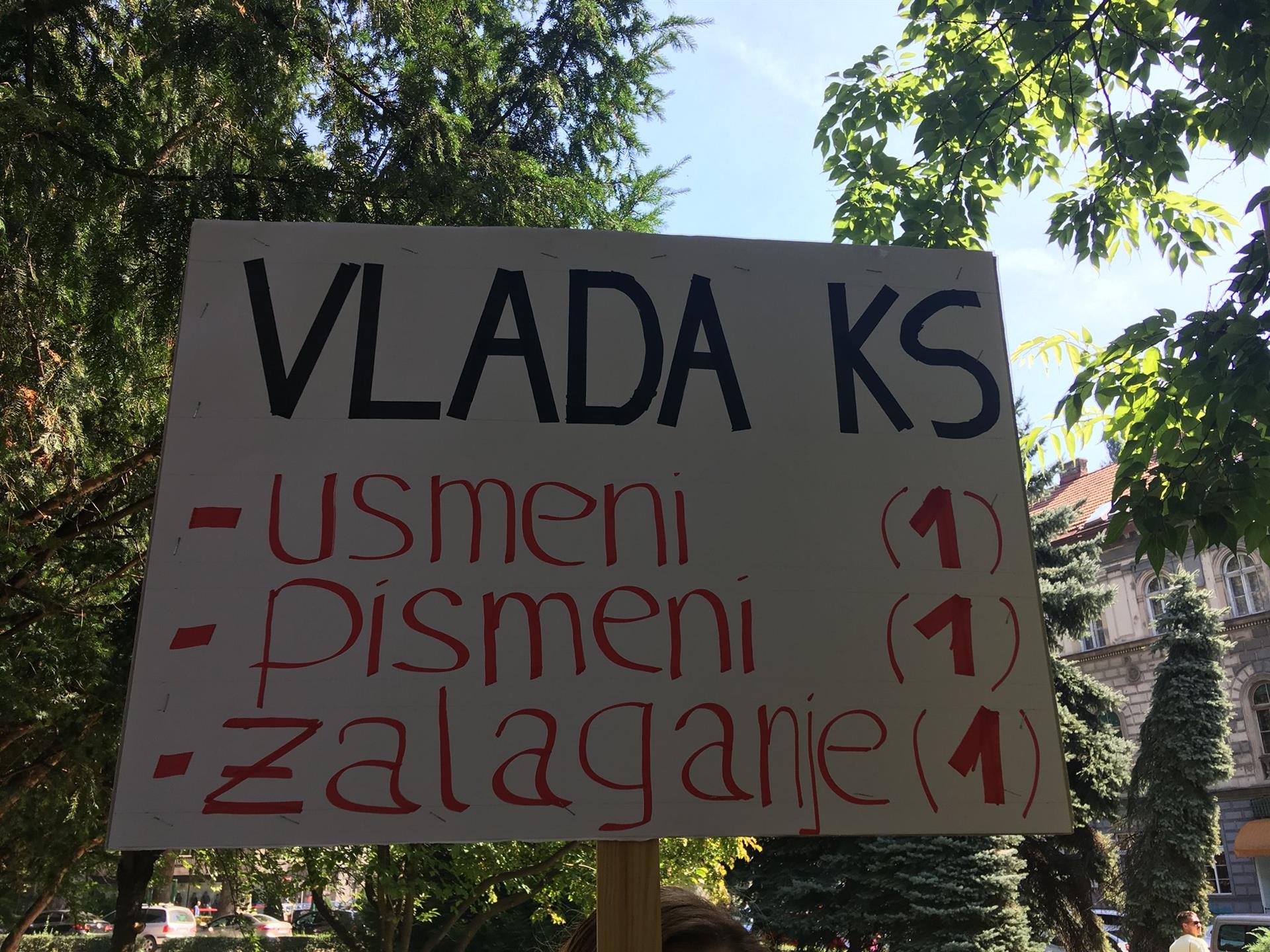 Sindikat, prosvjetari, protest, Sarajevo