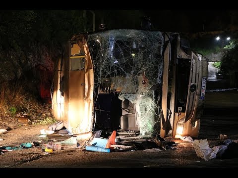 Sletio autobus kod Termoelektrane Pljevlja