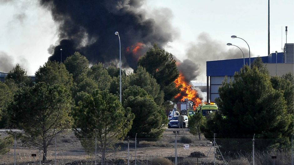 srusen avion f-16 spanija