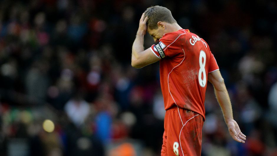 steven gerrard razocaran