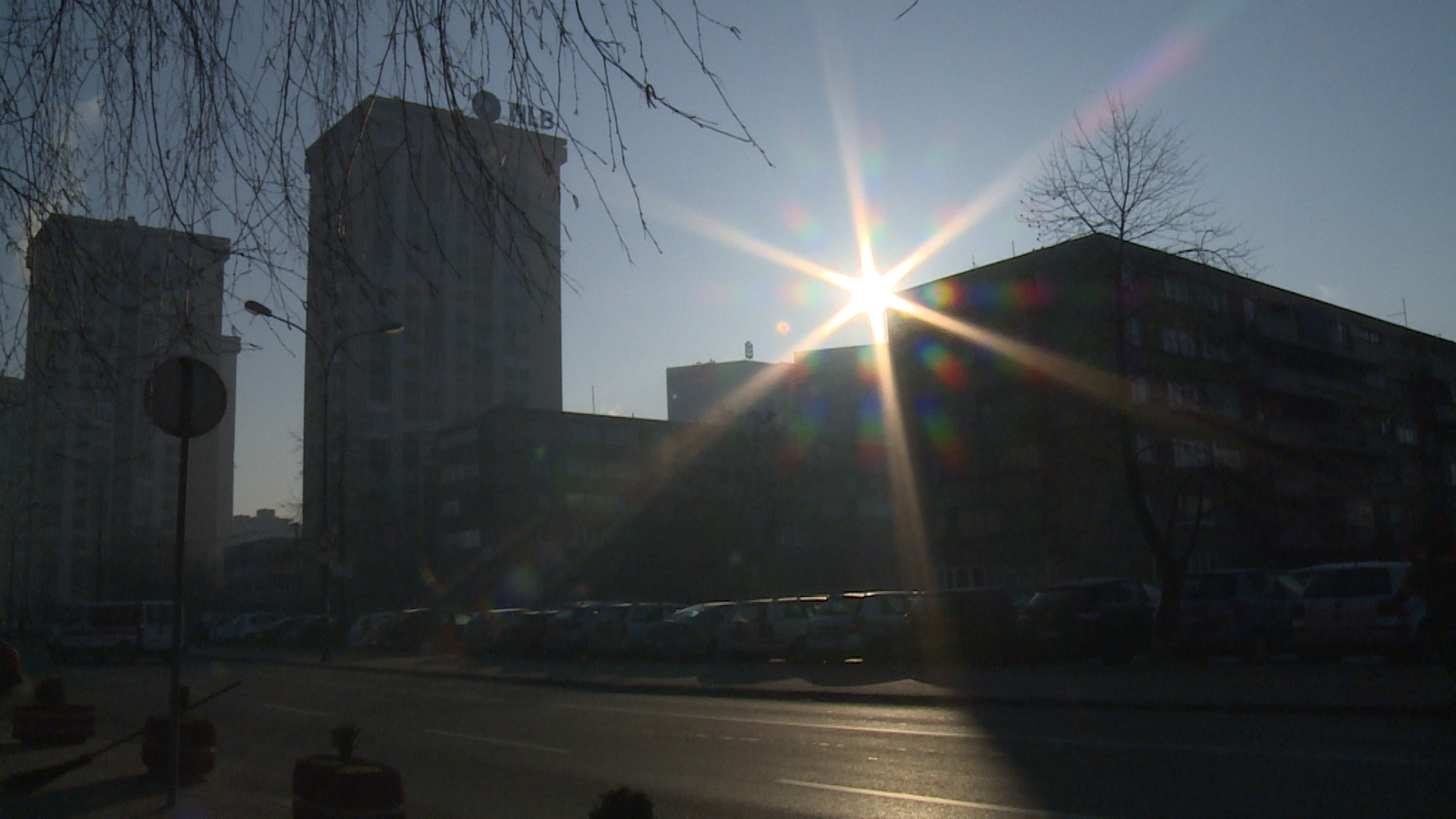 sunce vrijeme zgrade Sarajevo