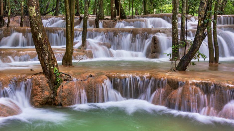 Tad Sae Waterfall, Laos