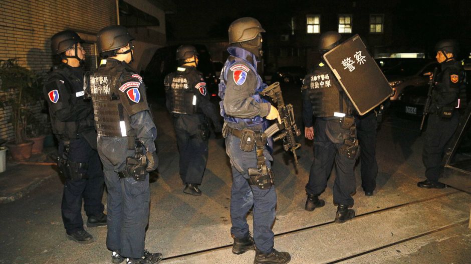 tajvan policija ereu