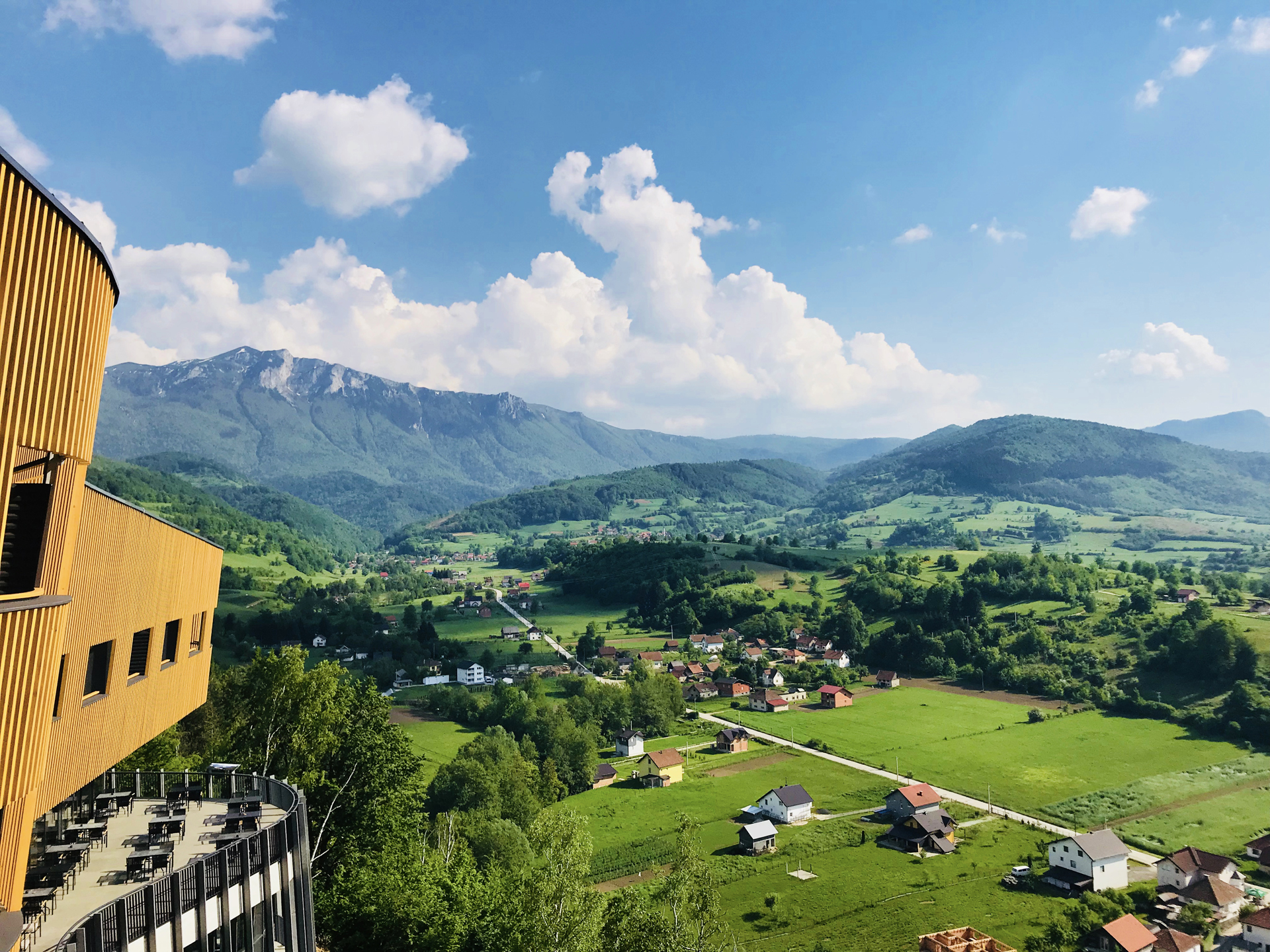 Tarcin Forest Resort room balcony mountain view