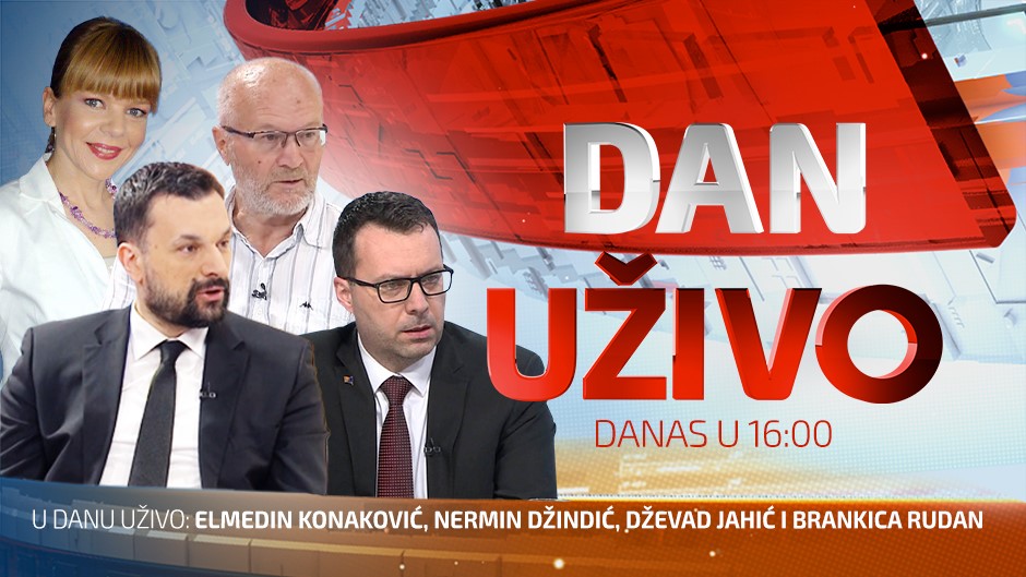 Elmedin Konaković, Nermin Džindić i Dževad Jahić u Danu uživo