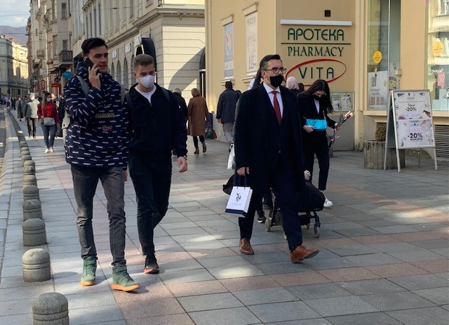 Sarajevo danas: Maske, mjere, oprez...