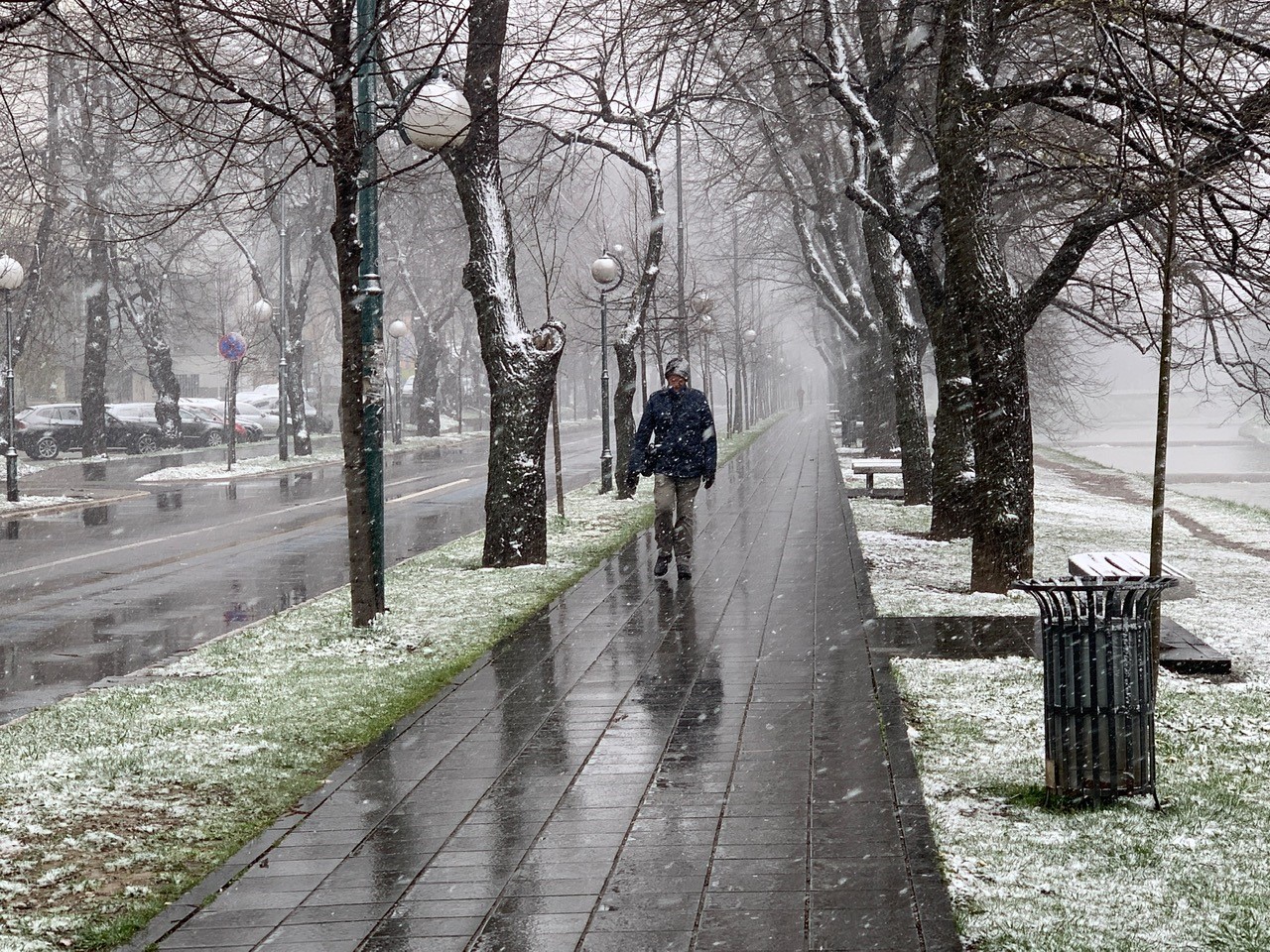 Snijeg, Sarajevo, april...