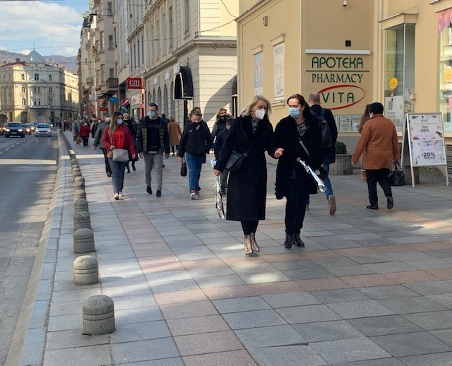 Sarajevo danas: Maske, mjere, oprez...