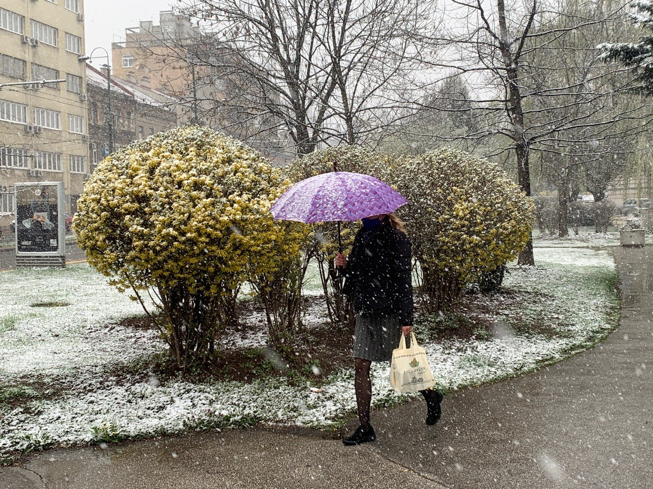Snijeg, Sarajevo, april...