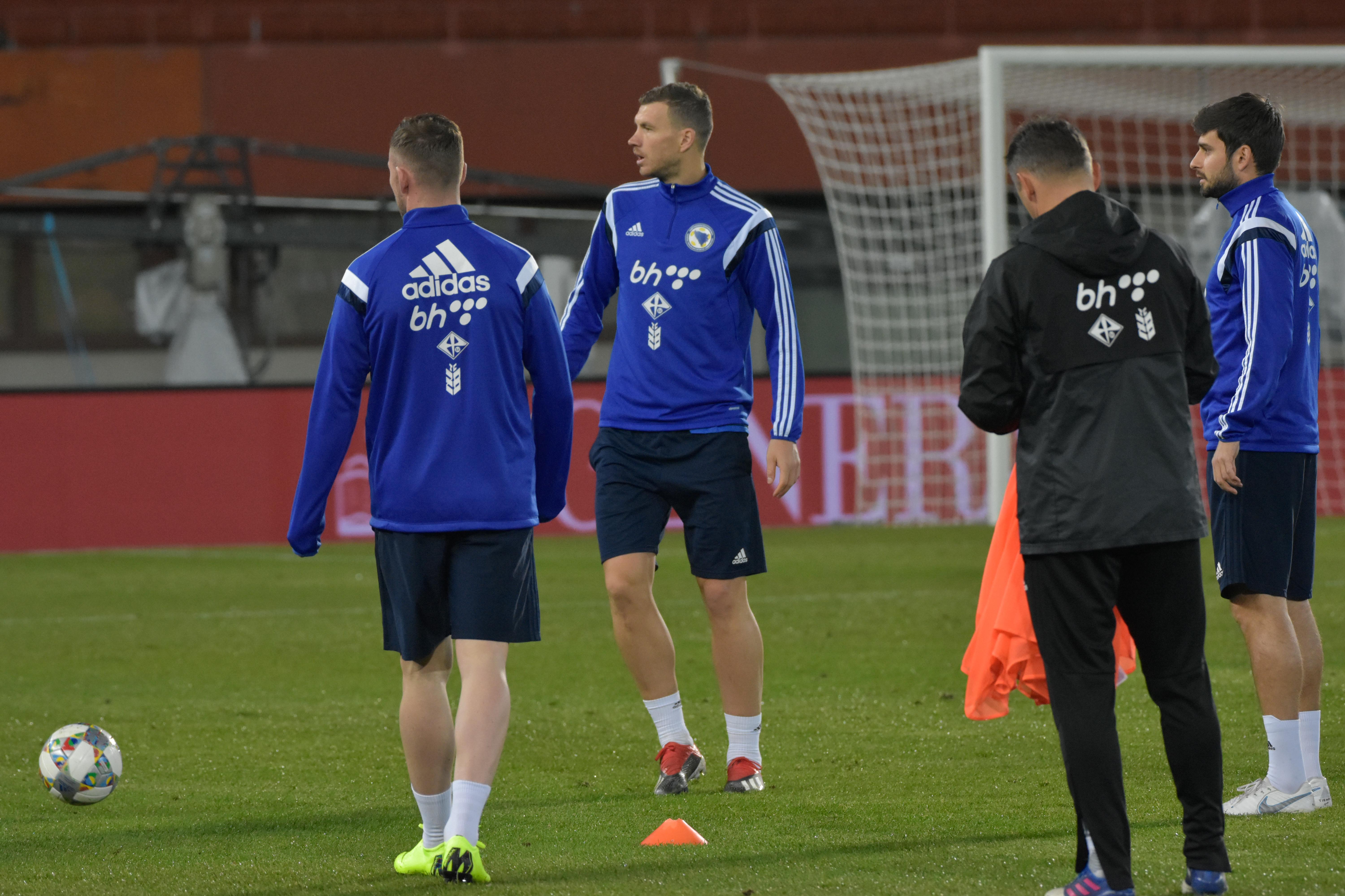 Trening, reprezentacija, Edin Džeko