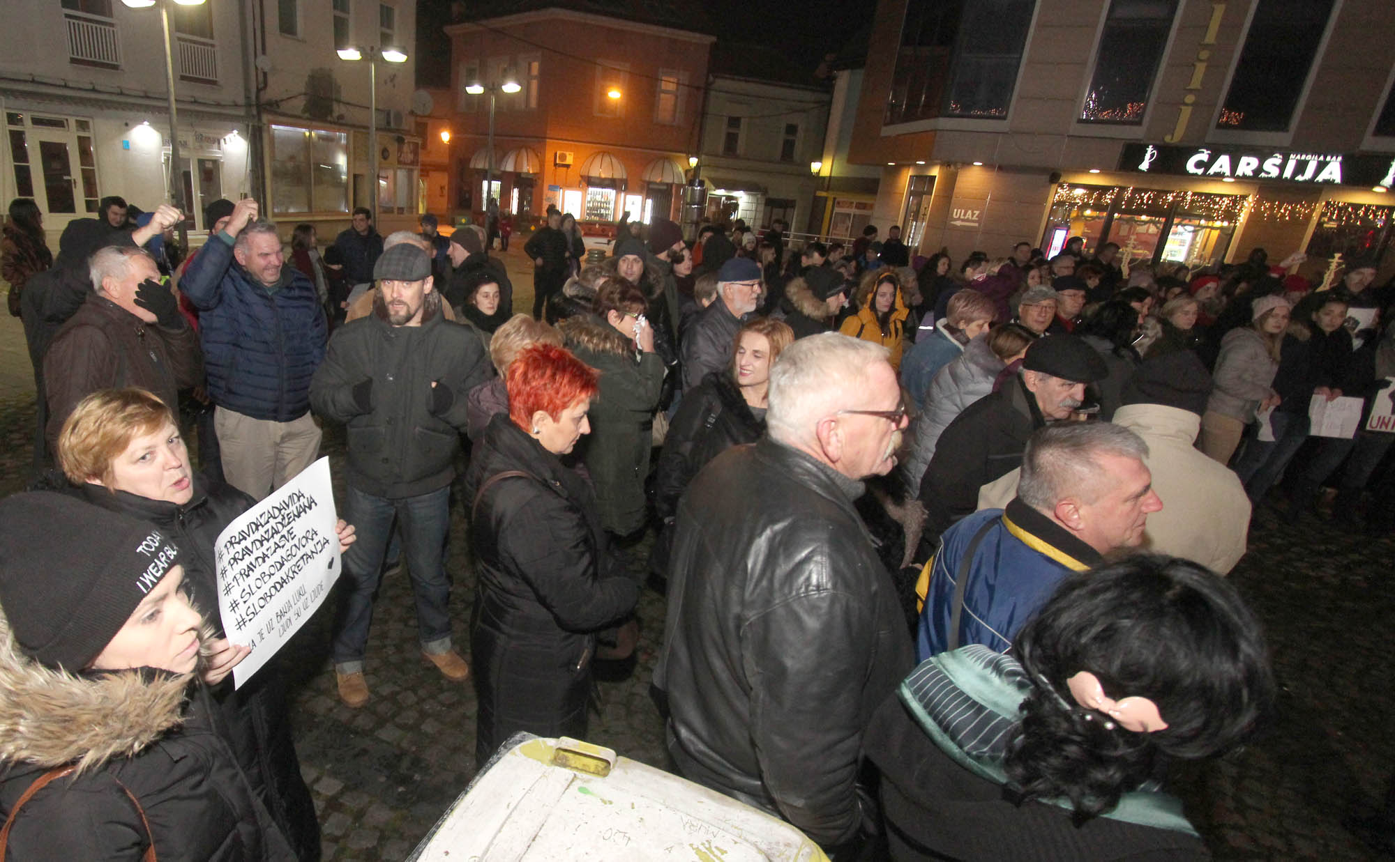 Tuzla protesti Pravda za Davida