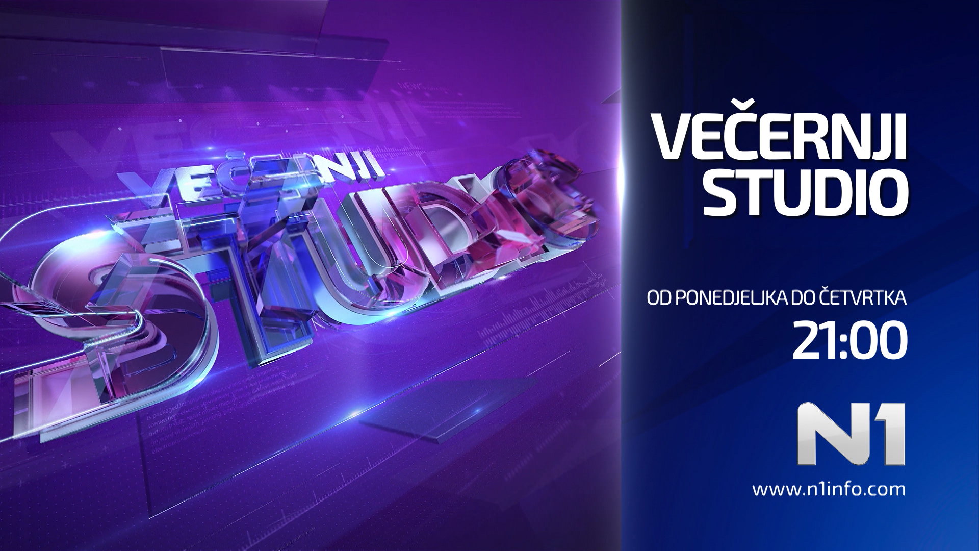 večernji studio najava