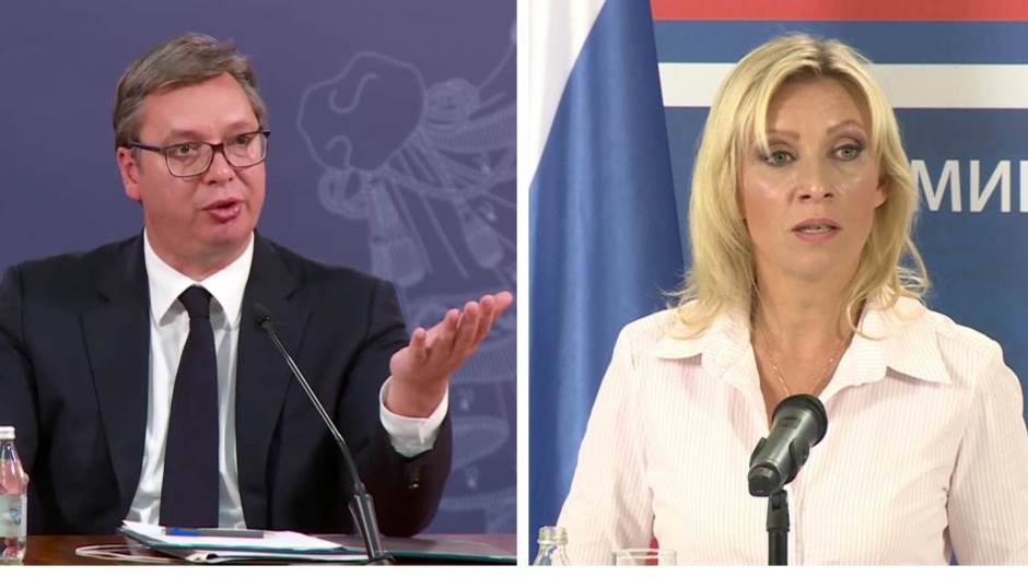 Vučić, Zaharova
