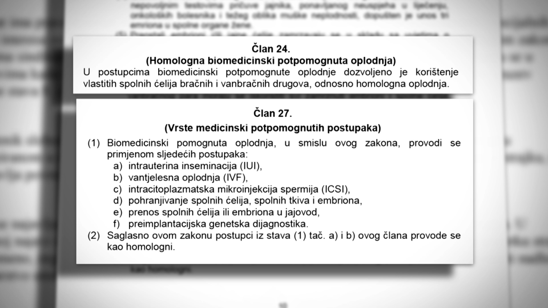 Zakon o biomedicinski potpomognutoj oplodnji