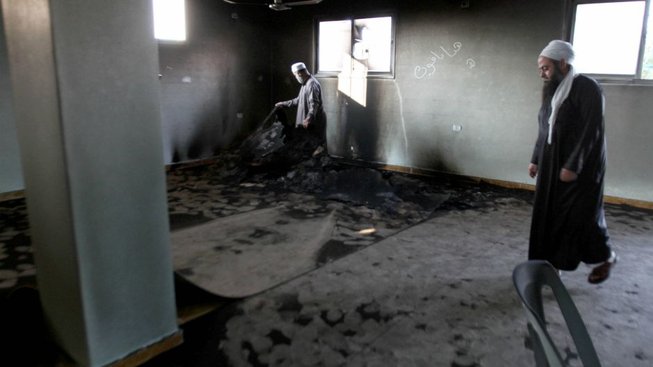 zapaljena dzamija palestina13