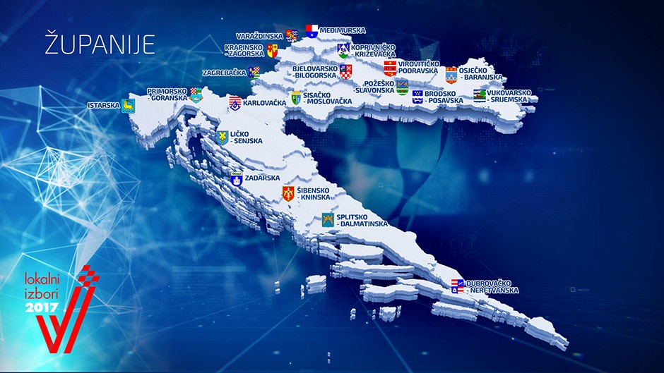 zbori hrvatska 2017 Zupanije grbovi sivo