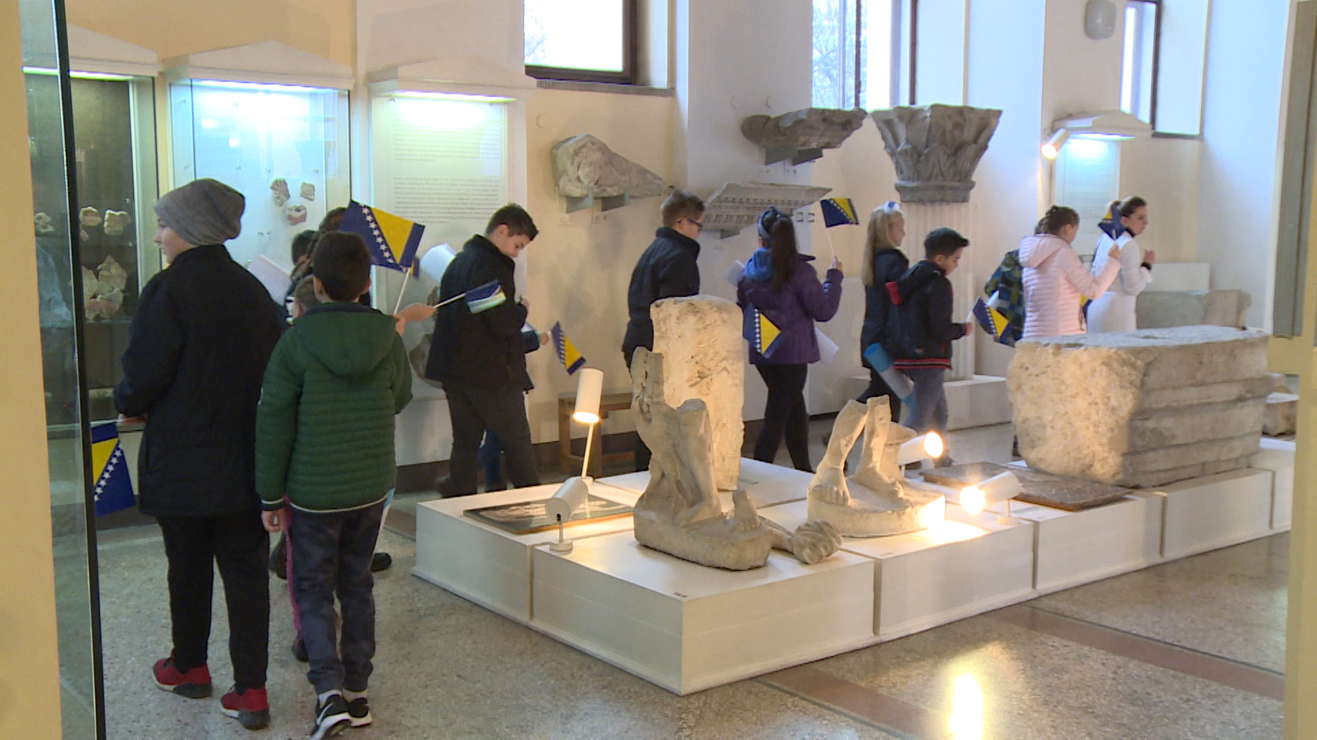 Zemaljski muzej Dan državnosti djeca zastave