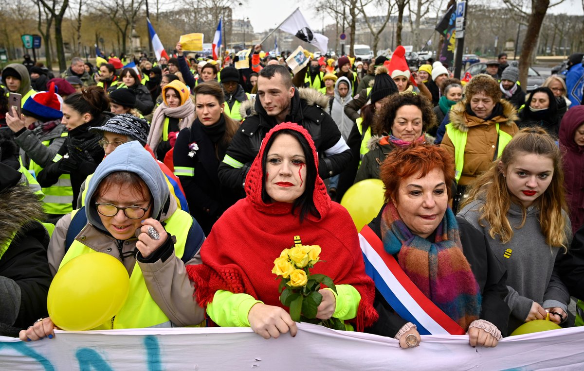 Žuti prsluci Francuska Pariz protesti 3