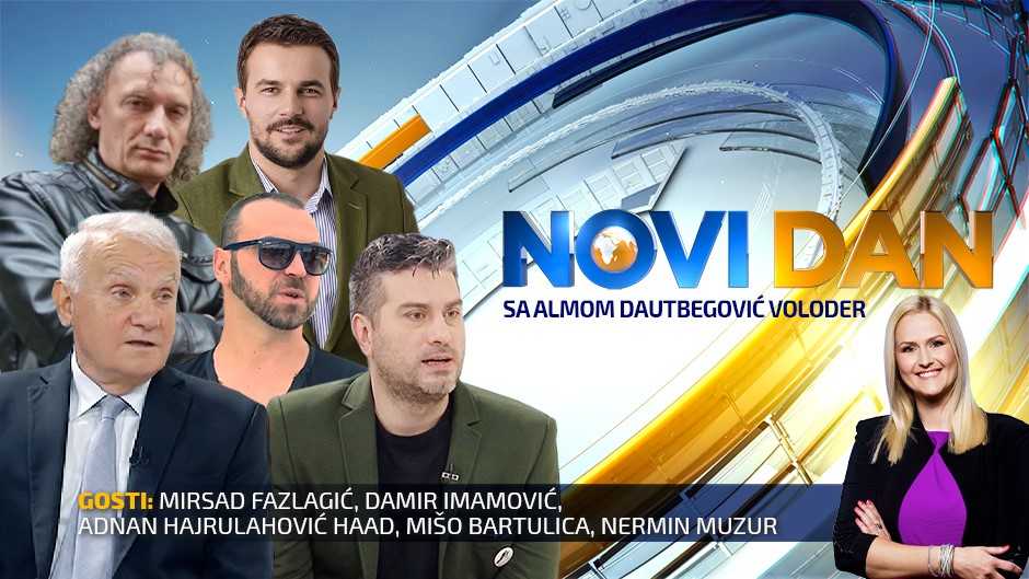 Mirsad Fazlagić, Damir Imamović i Nermin Muzur u Novom danu - N1